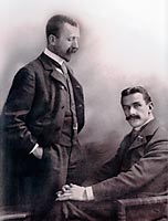Thomas und Heinrich Mann 1